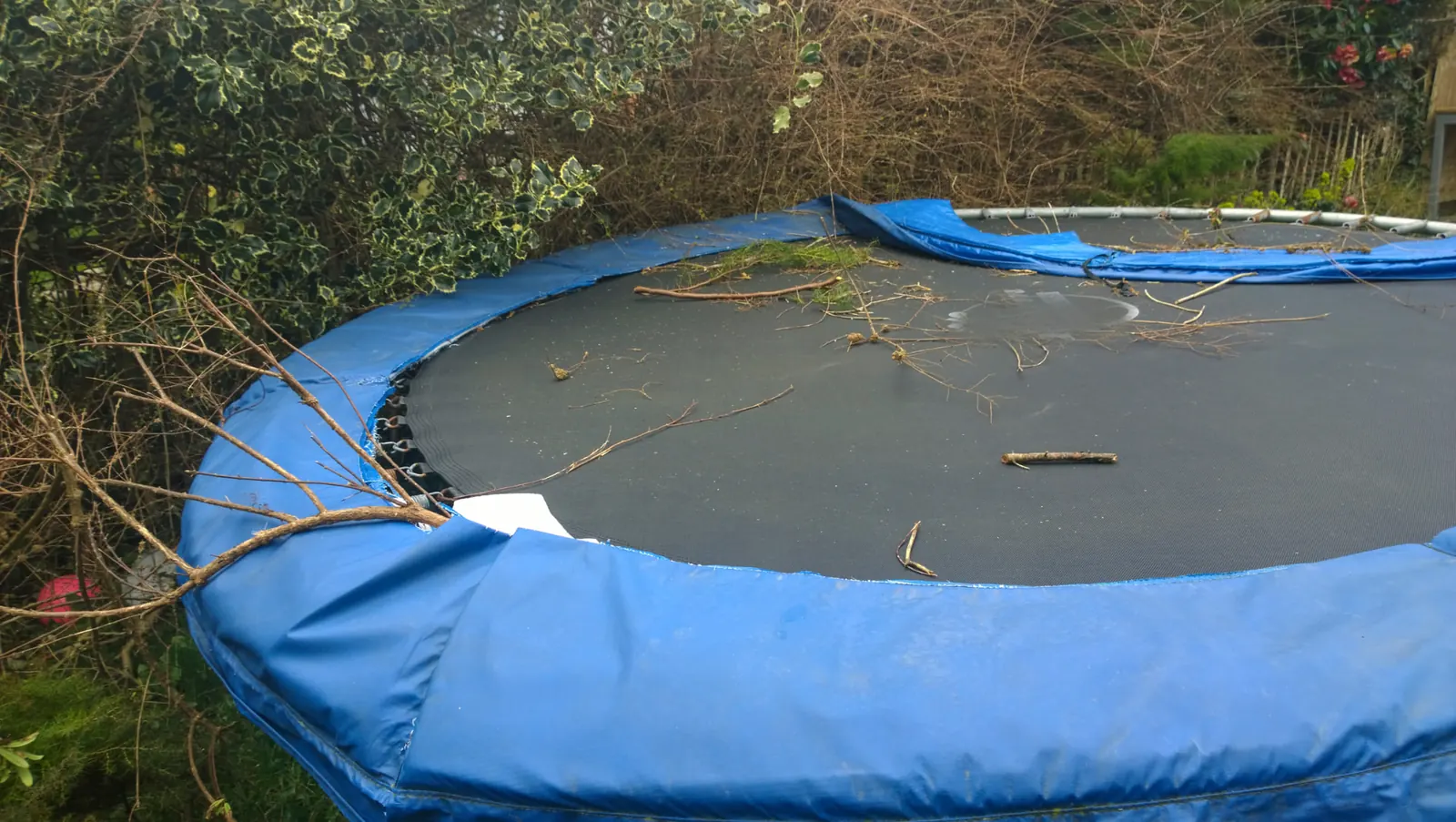 Omaha Trampoline Removal, Frame, Net and Springs.