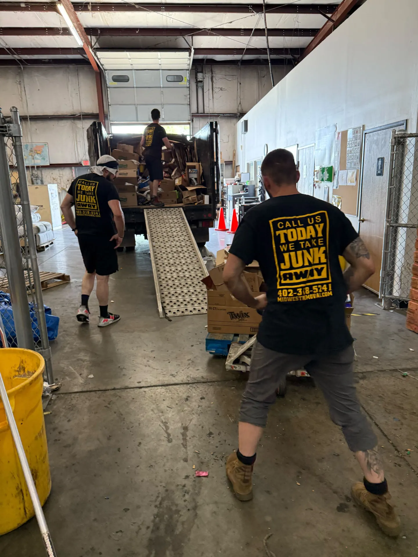 Omaha Warehouse Cleanouts, Floor Space Back.