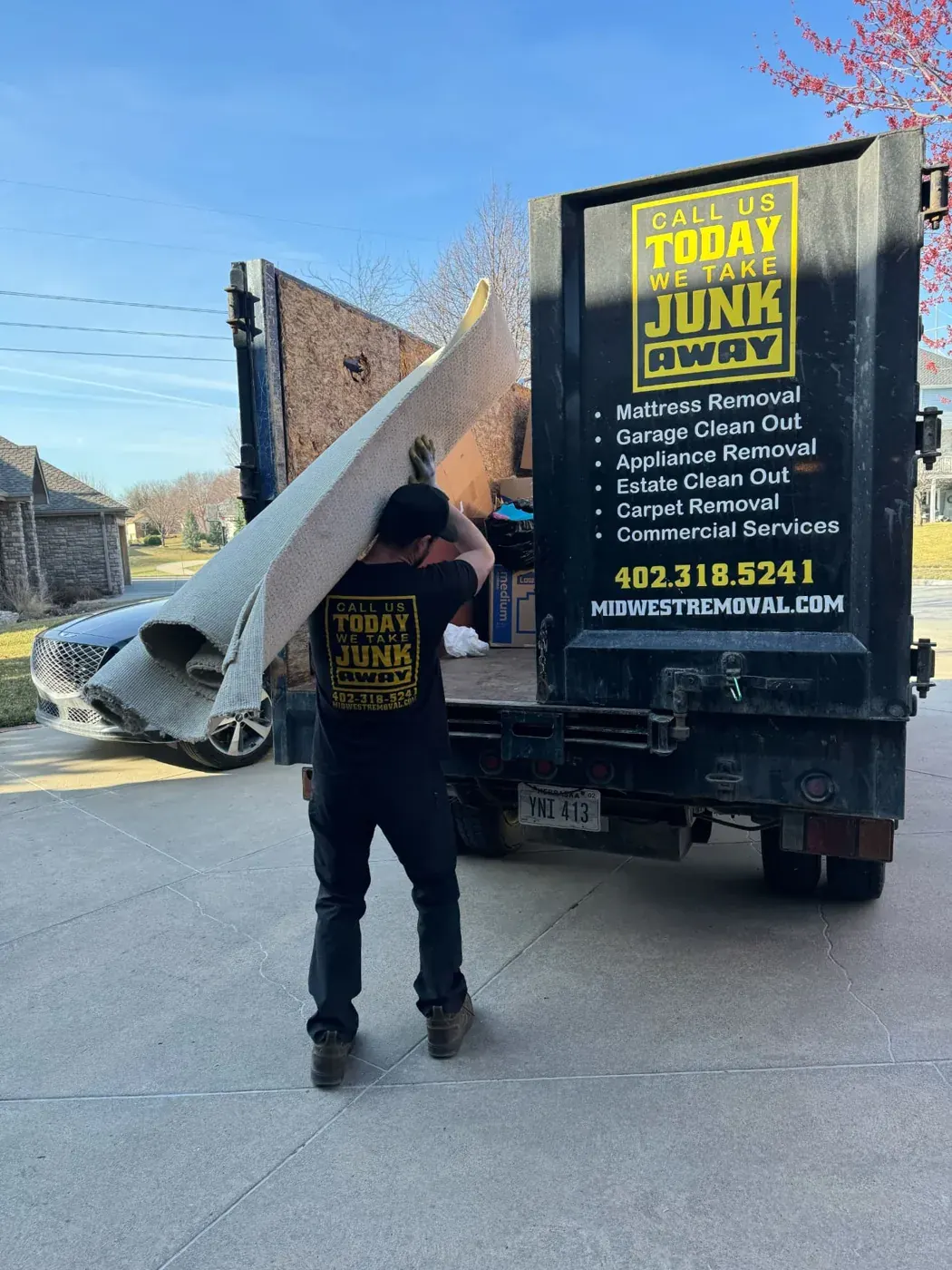 Omaha Carpet Removal, Priced Before We Start.