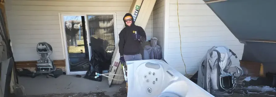 shed and hot tub removal omaha