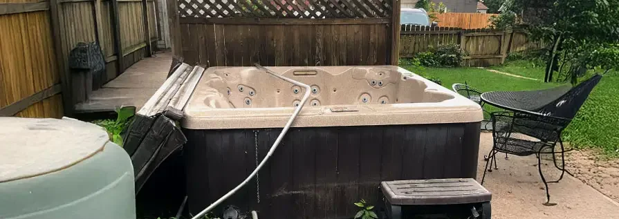 Hot tub removal services featured blog image
